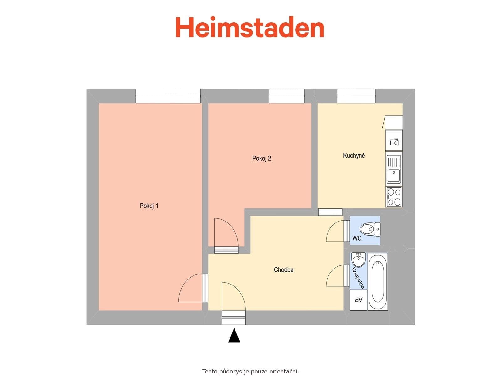 Pronájem bytu 2+1 49 m², Nádražní, Ostrava, Moravskoslezský kraj Pronájem bytu 2+1 49 m², Nádražní, Ostrava, Moravskoslezský kraj