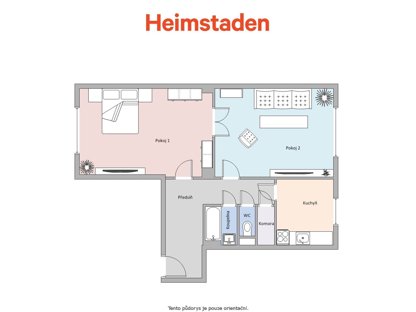 Pronájem bytu 2+1 65 m², E. F. Buriana, Ostrava, Moravskoslezský kraj Pronájem bytu 2+1 65 m², E. F. Buriana, Ostrava, Moravskoslezský kraj