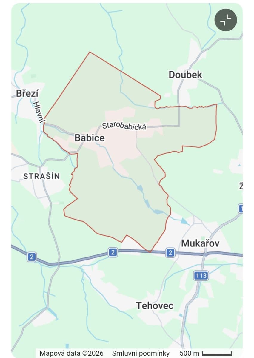 Prodej pozemku 3.300 m², Babice, Středočeský kraj Prodej pozemku 3.300 m², Babice, Středočeský kraj