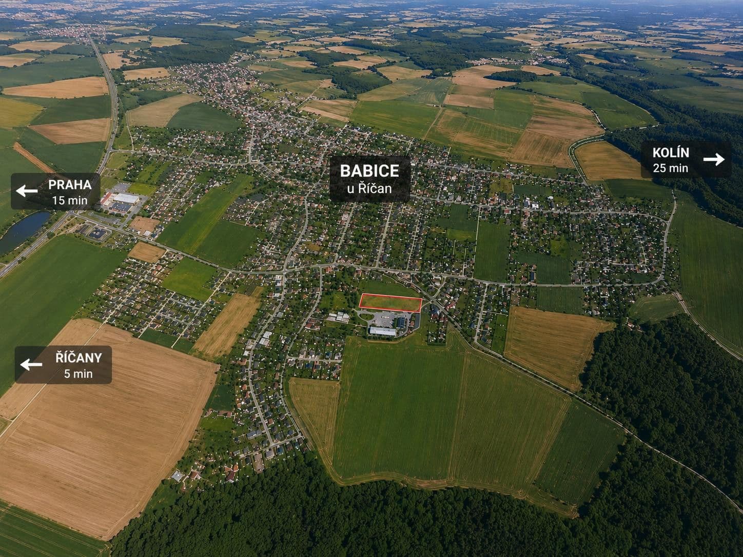 Prodej pozemku 3.300 m², Babice, Středočeský kraj Prodej pozemku 3.300 m², Babice, Středočeský kraj