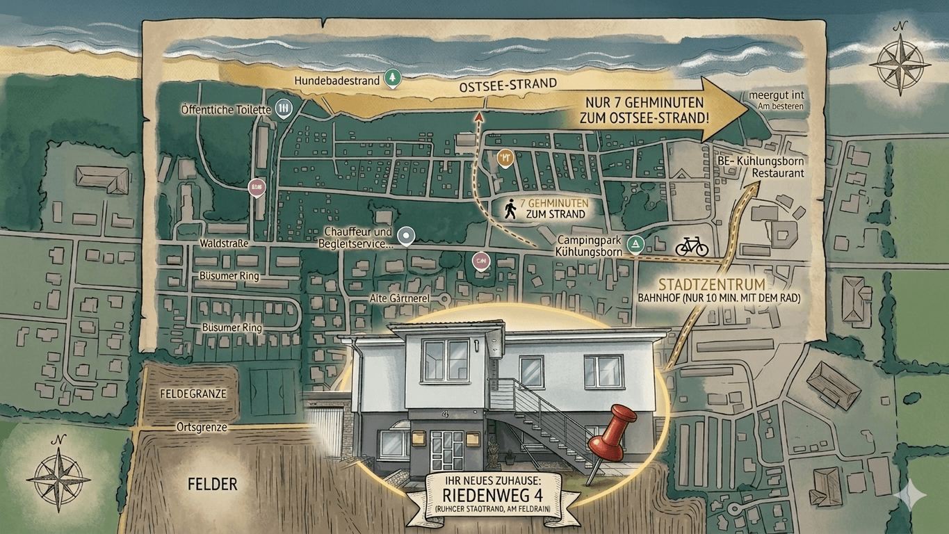 Prodej domu 180 m², pozemek 926 m², Riedenweg 4, Kühlungsborn, Mecklenburg-Vorpommern Prodej domu 180 m², pozemek 926 m², Riedenweg 4, Kühlungsborn, Mecklenburg-Vorpommern