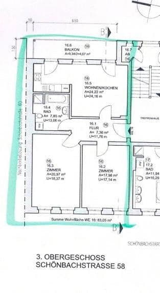 Prodej bytu 3+1 83 m², Leipzig, Sasko Prodej bytu 3+1 83 m², Leipzig, Sasko