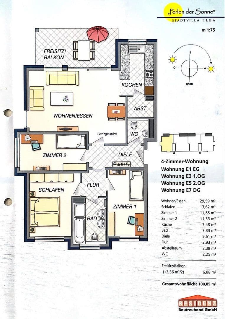 Prodej bytu 4+kk 101 m², Remseck am Neckar, Bádensko-Württembersko Prodej bytu 4+kk 101 m², Remseck am Neckar, Bádensko-Württembersko