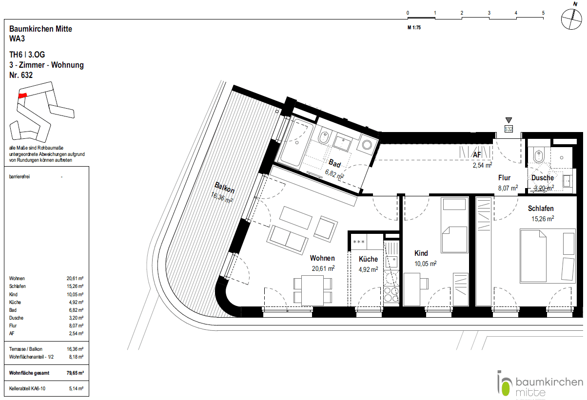 Pronájem bytu 3+1 80 m², Hermann-Weihnhauser-Str. 70, München, Bavorsko Pronájem bytu 3+1 80 m², Hermann-Weihnhauser-Str. 70, München, Bavorsko