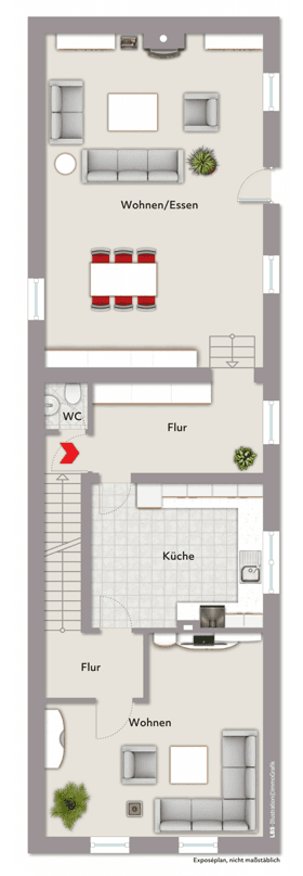 Pronájem bytu 4+1 137 m², Hauptstr. 34, Helmstedt, Dolní Sasko Pronájem bytu 4+1 137 m², Hauptstr. 34, Helmstedt, Dolní Sasko