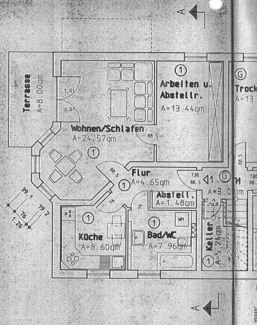 Pronájem bytu 2+1 64 m², Amselweg 22, Lichtenstein/Sachsen, Sasko Pronájem bytu 2+1 64 m², Amselweg 22, Lichtenstein/Sachsen, Sasko