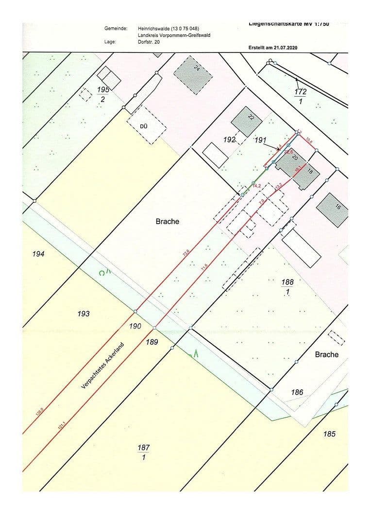 Prodej domu 145 m², pozemek 2.518 m², Dorfstraße 20, Heinrichswalde, Mecklenburg-Vorpommern Prodej domu 145 m², pozemek 2.518 m², Dorfstraße 20, Heinrichswalde, Mecklenburg-Vorpommern