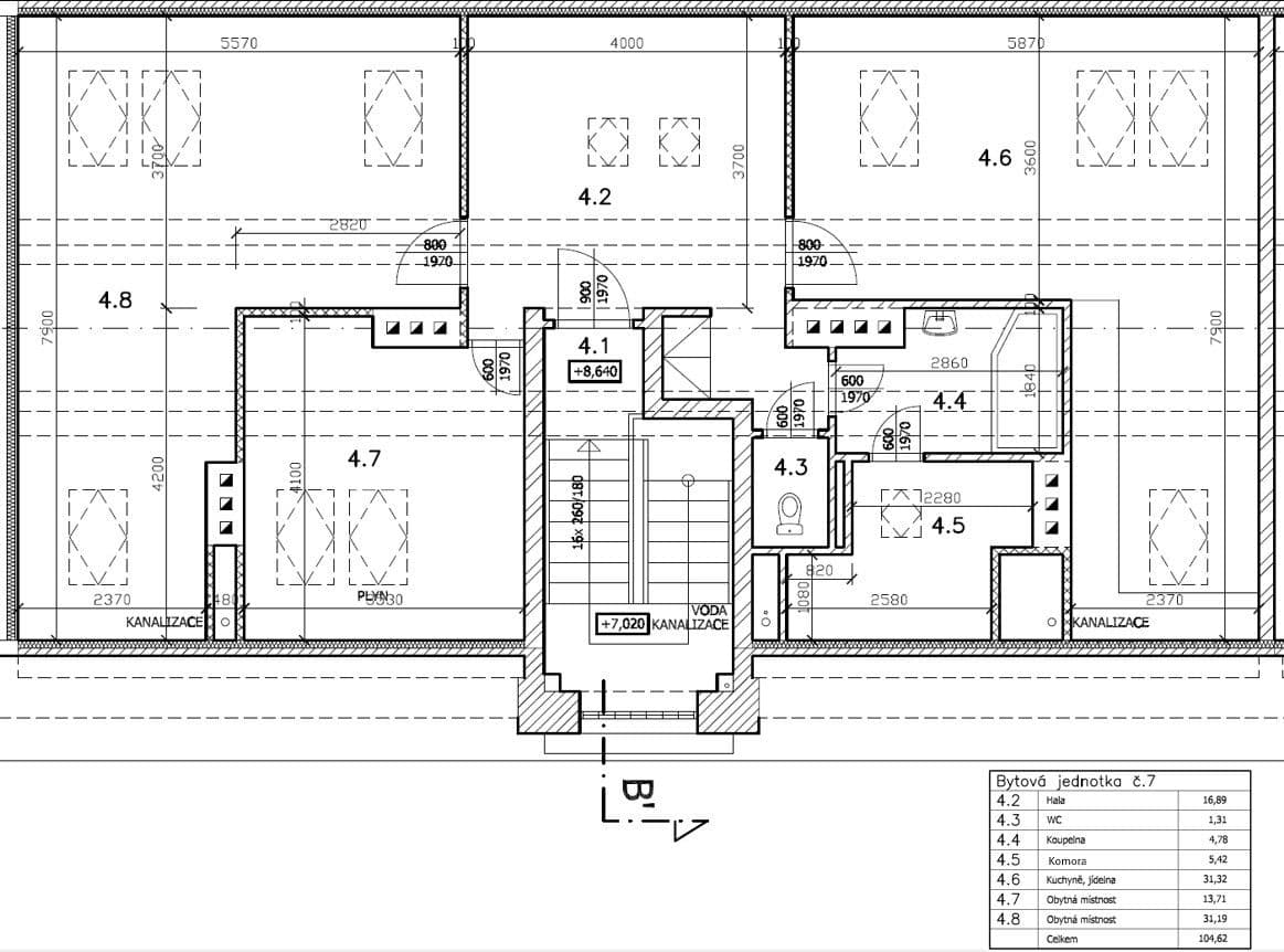 Prodej bytu 3+kk 80 m², Stochovská, Praha, Praha Prodej bytu 3+kk 80 m², Stochovská, Praha, Praha