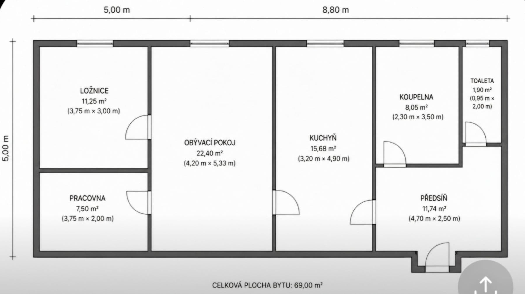 Prodej bytu 2+1 69 m², Havlíčkova, Jihlava, Kraj Vysočina Prodej bytu 2+1 69 m², Havlíčkova, Jihlava, Kraj Vysočina