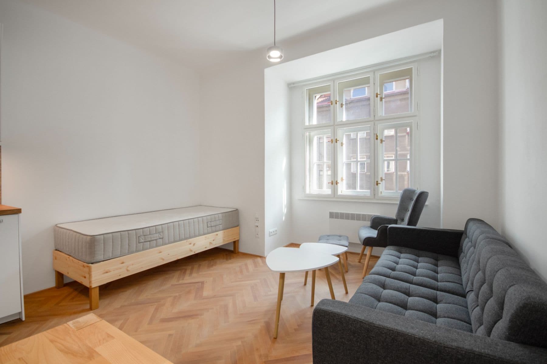 Pronájem bytu 1+kk 27 m², Bělehradská, Praha, Praha Pronájem bytu 1+kk 27 m², Bělehradská, Praha, Praha
