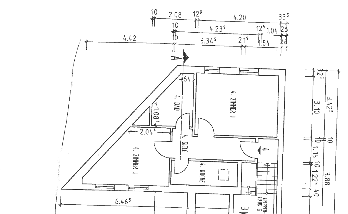 Prodej bytu 2+1 36 m², Trier, Porýní-Falc Prodej bytu 2+1 36 m², Trier, Porýní-Falc