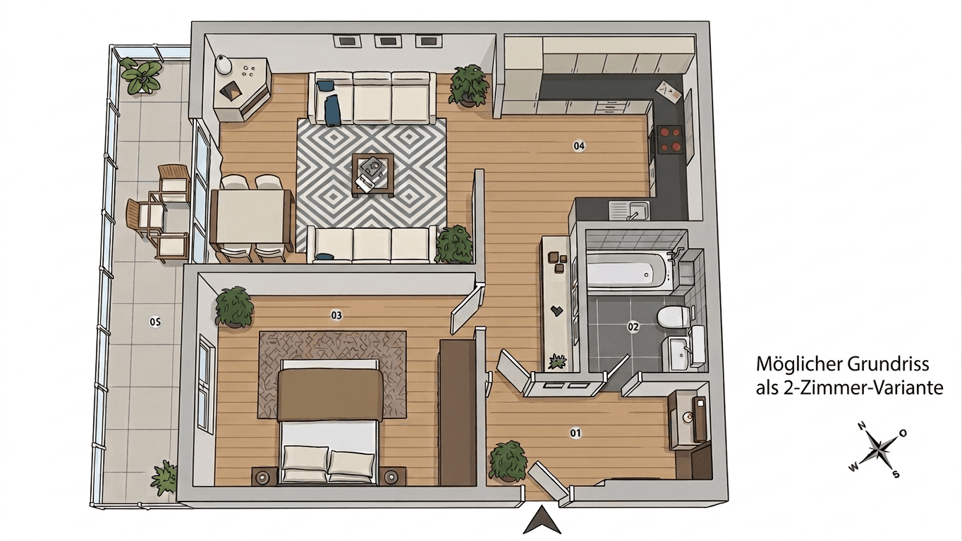 Prodej bytu 2+1 70 m², Köln, Severní Porýní-Vestfálsko Prodej bytu 2+1 70 m², Köln, Severní Porýní-Vestfálsko