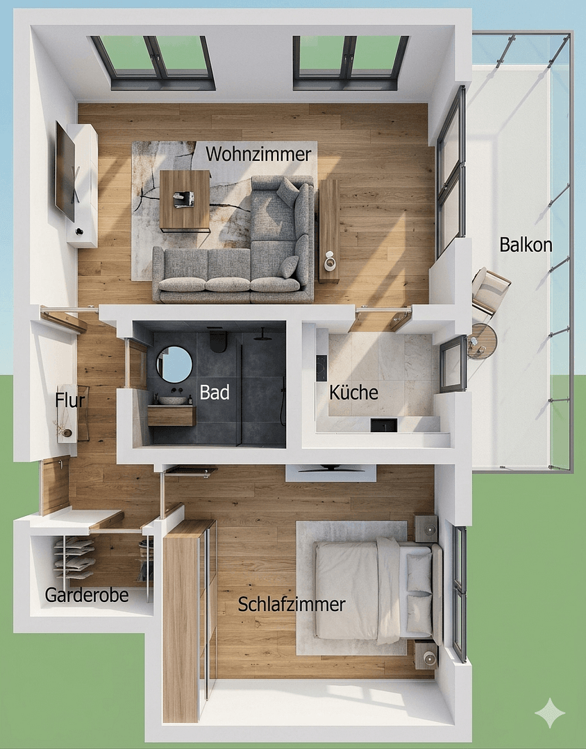 Prodej bytu 2+1 59 m², Hörselbergstraße 5, Frankfurt am Main, Hessen Prodej bytu 2+1 59 m², Hörselbergstraße 5, Frankfurt am Main, Hessen