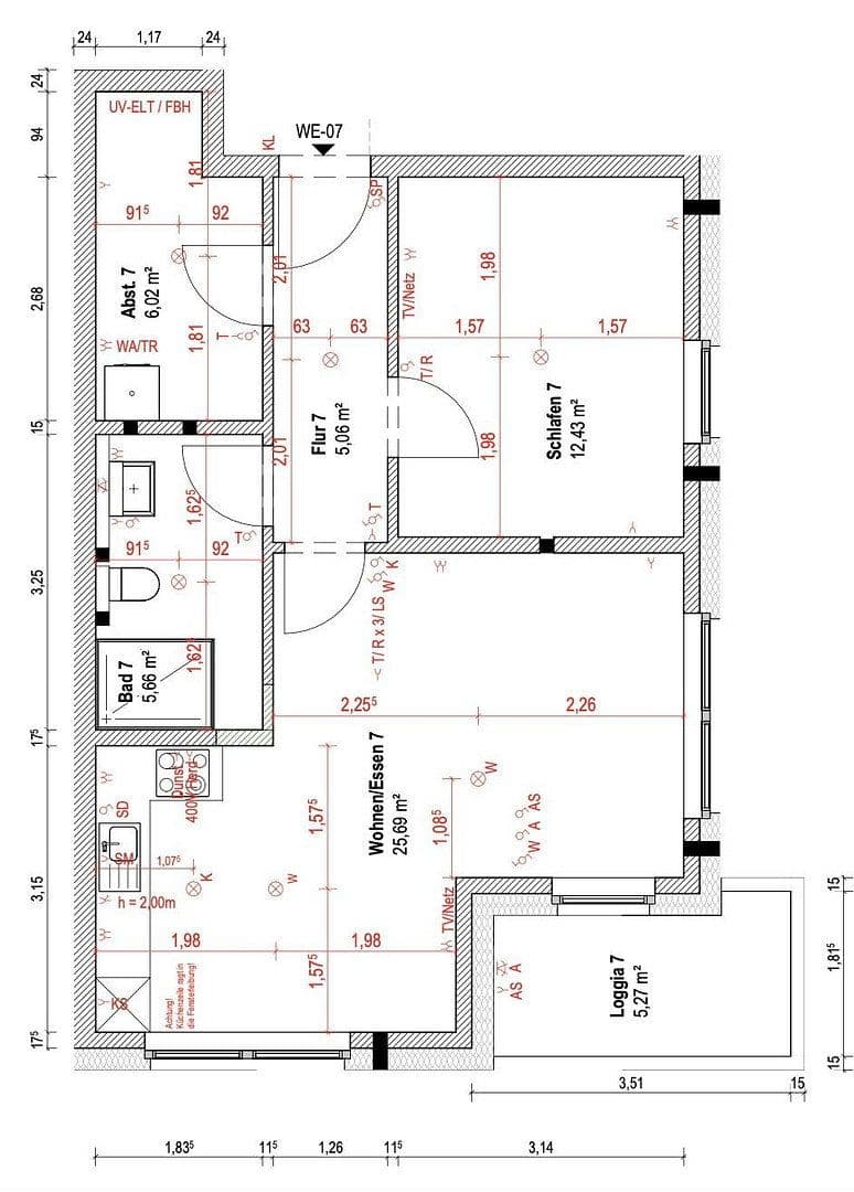 Pronájem bytu 2+kk 58 m², Kamillenweg 32, Osnabrück, Dolní Sasko Pronájem bytu 2+kk 58 m², Kamillenweg 32, Osnabrück, Dolní Sasko