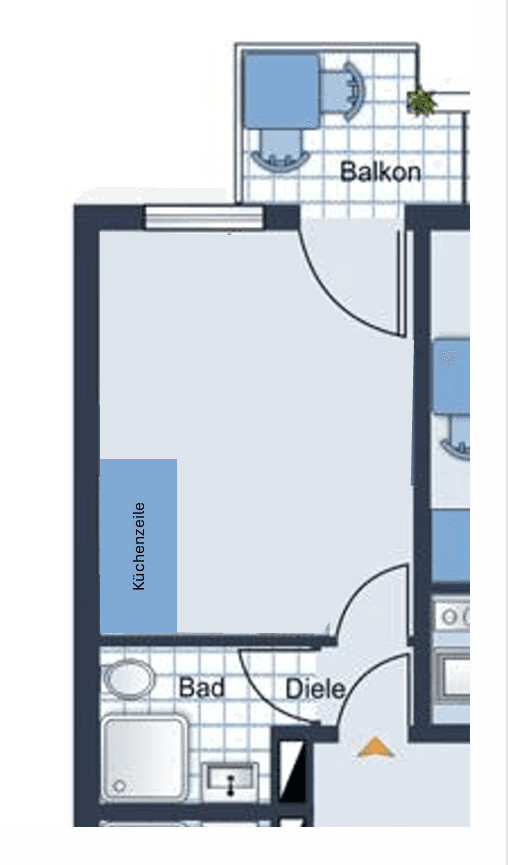 Pronájem bytu 1+1 17 m², München, Bavorsko Pronájem bytu 1+1 17 m², München, Bavorsko