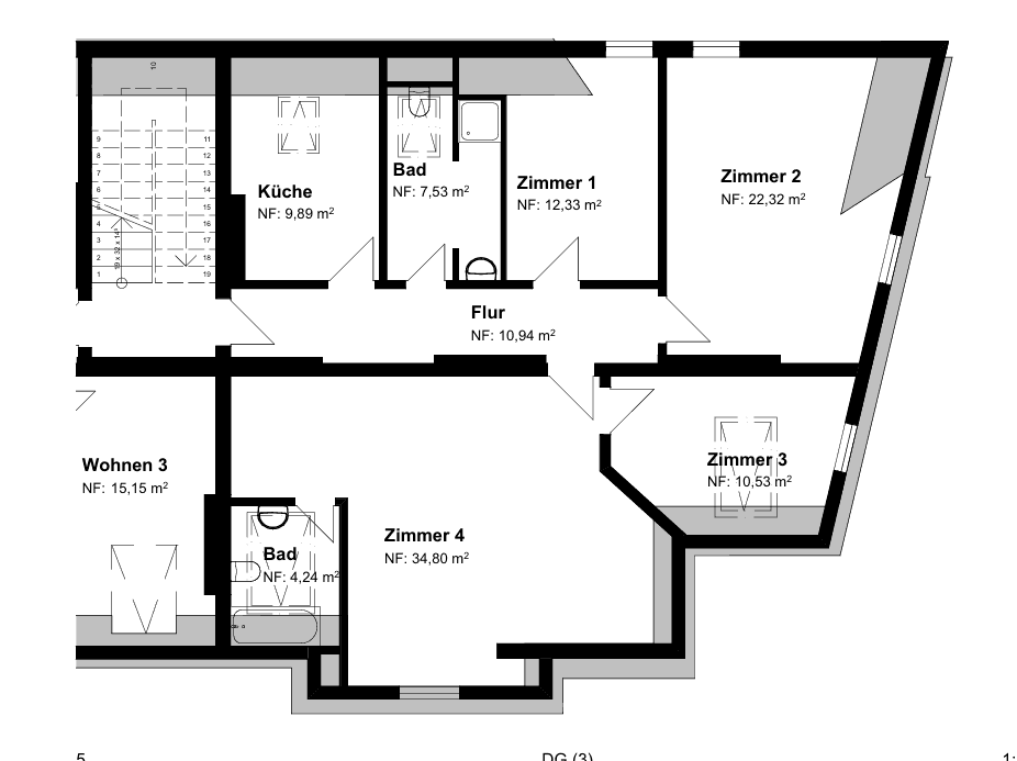 Pronájem bytu 4+1 112 m², Berlin, Berlín Pronájem bytu 4+1 112 m², Berlin, Berlín