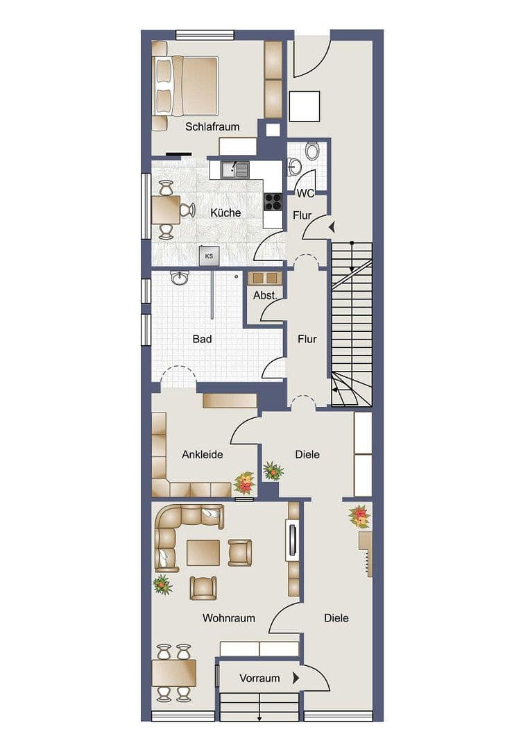 Pronájem bytu 4+1 105 m², Augustiner str. 9, Tittmoning, Bavorsko Pronájem bytu 4+1 105 m², Augustiner str. 9, Tittmoning, Bavorsko