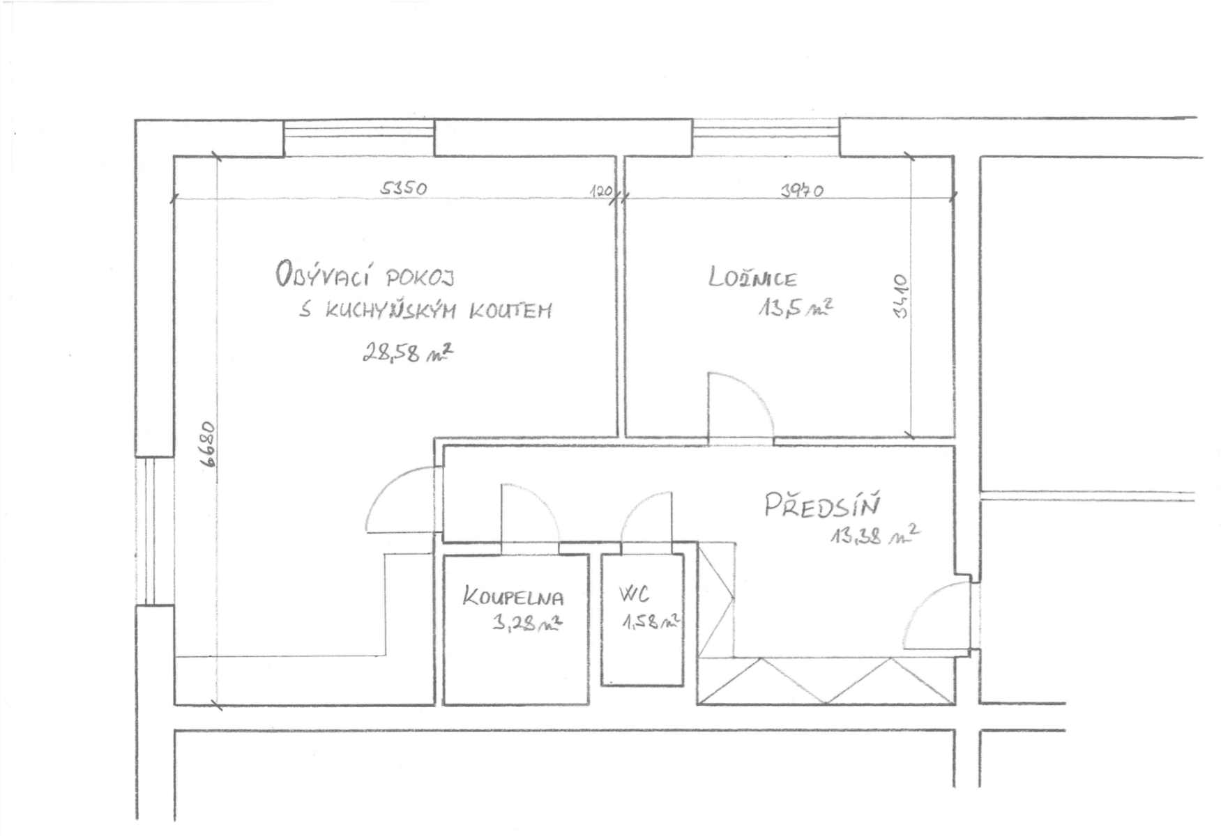 Prodej bytu 2+kk 64 m², Dlouhá, Tišnov, Jihomoravský kraj Prodej bytu 2+kk 64 m², Dlouhá, Tišnov, Jihomoravský kraj