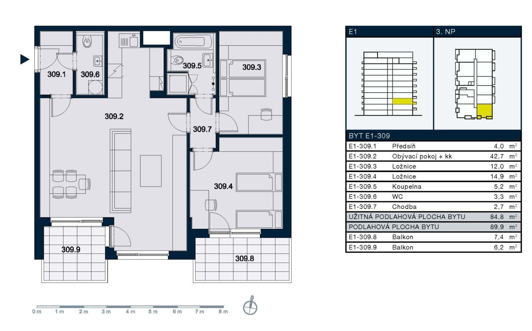 Pronájem bytu 3+kk 84 m², Zvěřinova, Praha, Praha Pronájem bytu 3+kk 84 m², Zvěřinova, Praha, Praha