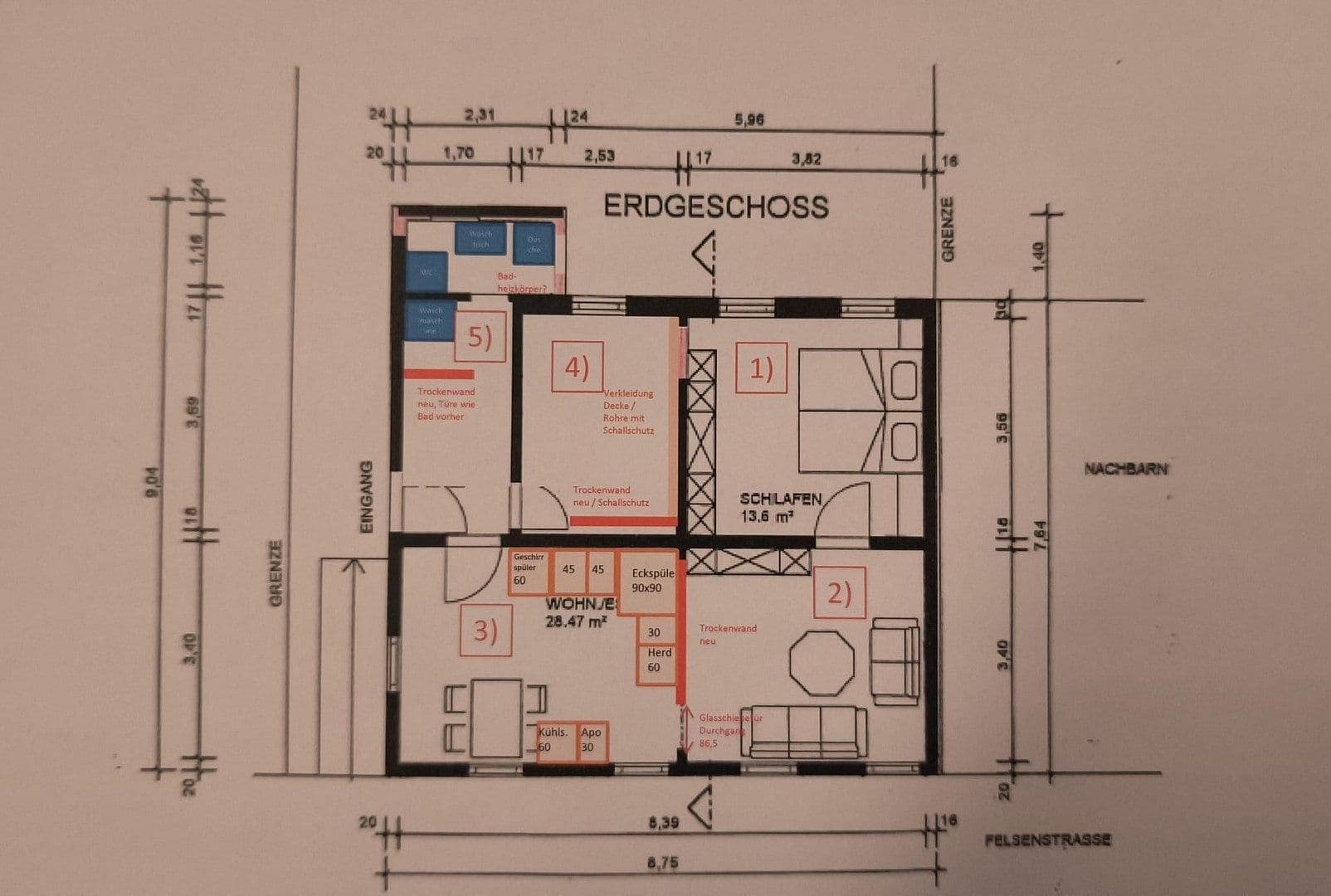 Pronájem bytu 2+kk 64 m², Felsenstraße 12, Heidenheim an der Brenz, Bádensko-Württembersko Pronájem bytu 2+kk 64 m², Felsenstraße 12, Heidenheim an der Brenz, Bádensko-Württembersko