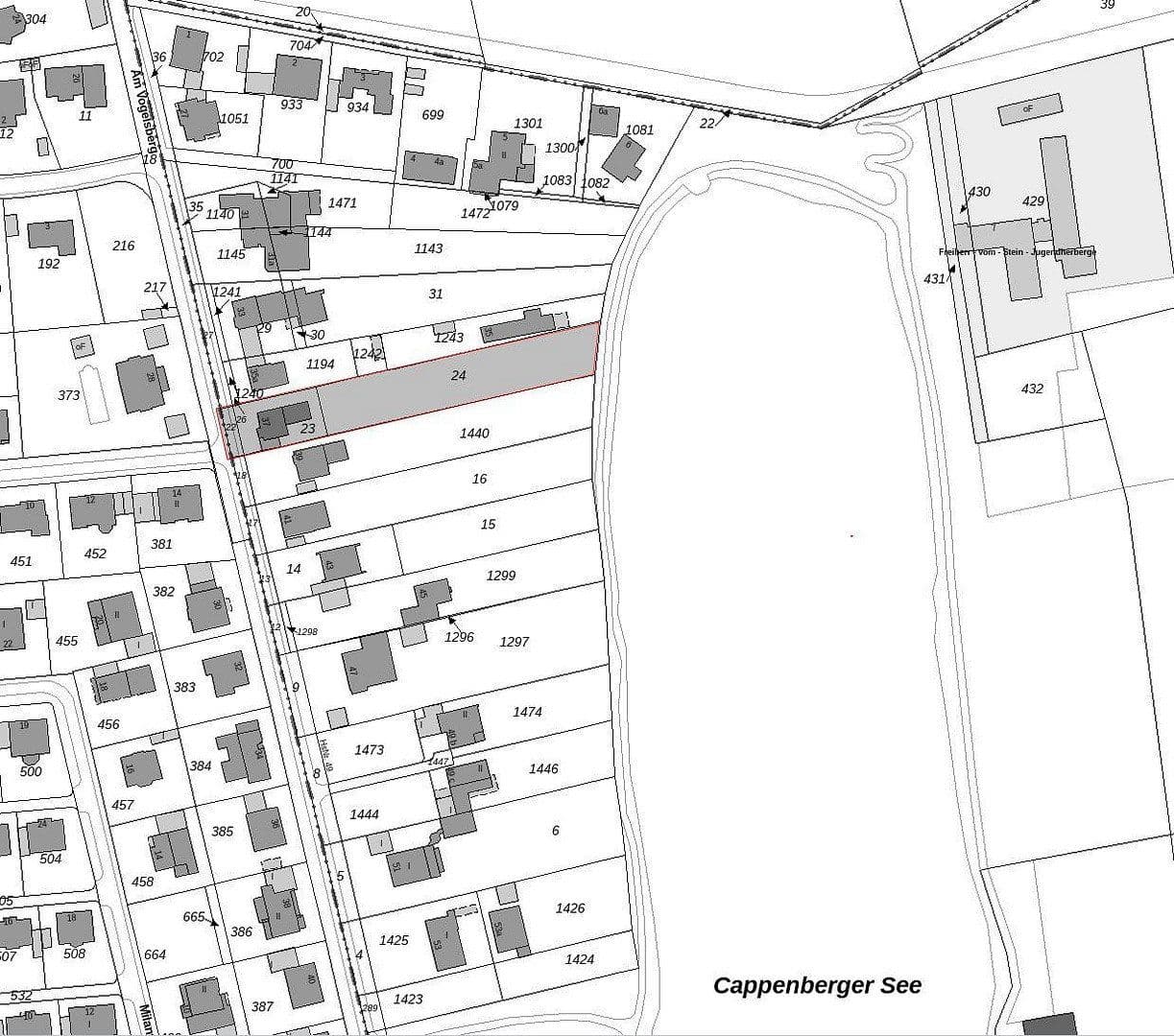 Prodej pozemku 1.848 m², Am Vogelsberg 37, Lünen, Severní Porýní-Vestfálsko Prodej pozemku 1.848 m², Am Vogelsberg 37, Lünen, Severní Porýní-Vestfálsko