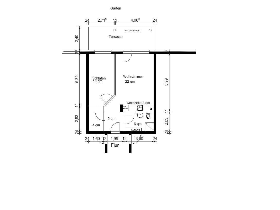 Pronájem bytu 2+1 58 m², Alfter, Severní Porýní-Vestfálsko Pronájem bytu 2+1 58 m², Alfter, Severní Porýní-Vestfálsko