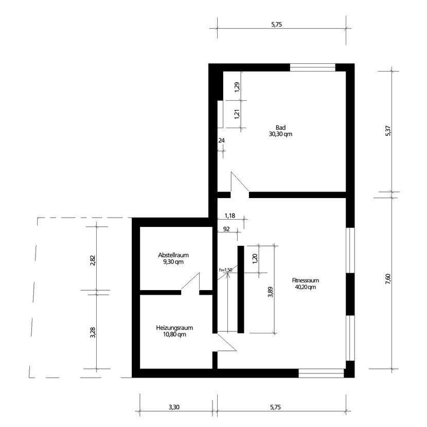 Pronájem domu 283 m², pozemek 657 m², Kassel, Hessen Pronájem domu 283 m², pozemek 657 m², Kassel, Hessen