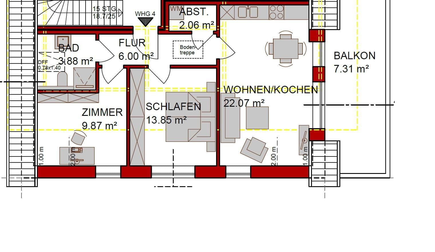 Pronájem bytu 3+1 66 m², Heideweg 7, Scheeßel, Dolní Sasko Pronájem bytu 3+1 66 m², Heideweg 7, Scheeßel, Dolní Sasko