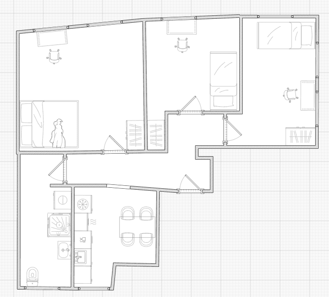 Pronájem bytu 23 m², Bogenstraße, Nürnberg, Bavorsko Pronájem bytu 23 m², Bogenstraße, Nürnberg, Bavorsko
