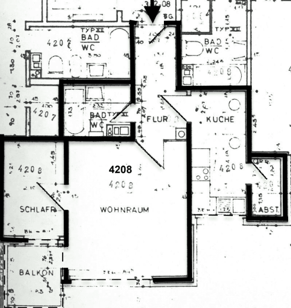 Prodej bytu 2+1 43 m², Flaßheide 31, Hamburg, Hamburg Prodej bytu 2+1 43 m², Flaßheide 31, Hamburg, Hamburg