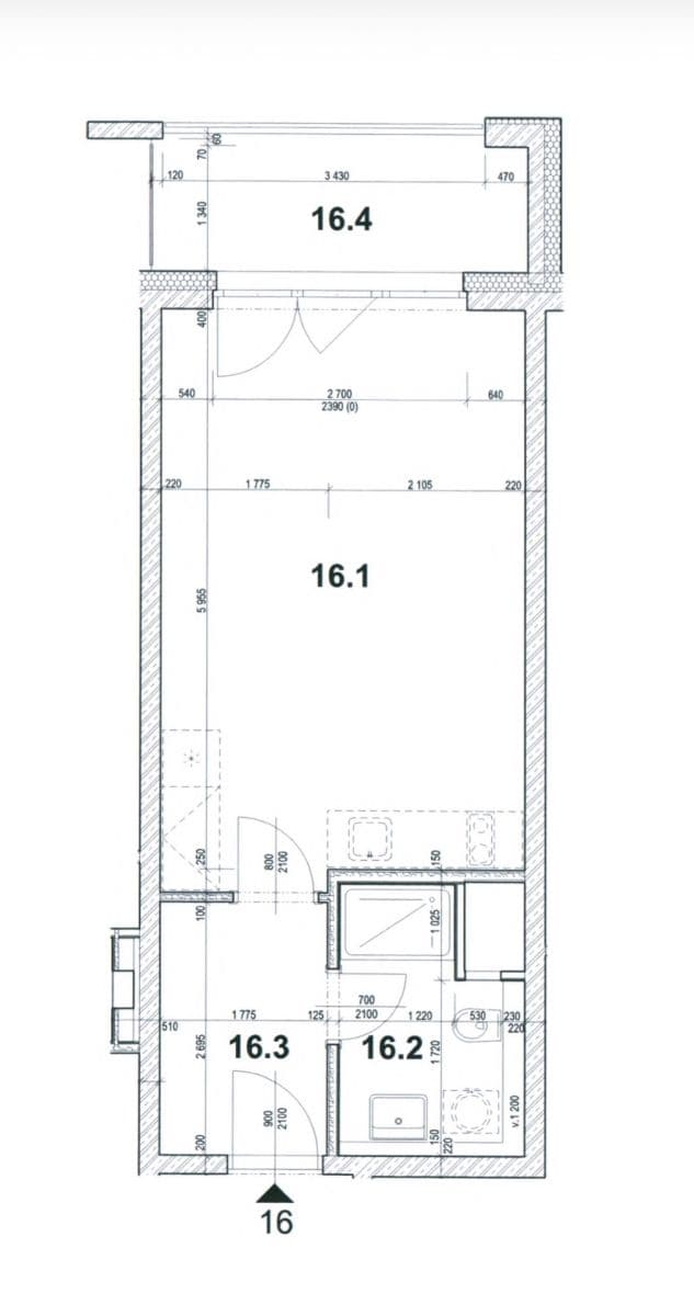 Pronájem bytu 1+kk 36 m², Bukačova, Praha, Praha Pronájem bytu 1+kk 36 m², Bukačova, Praha, Praha