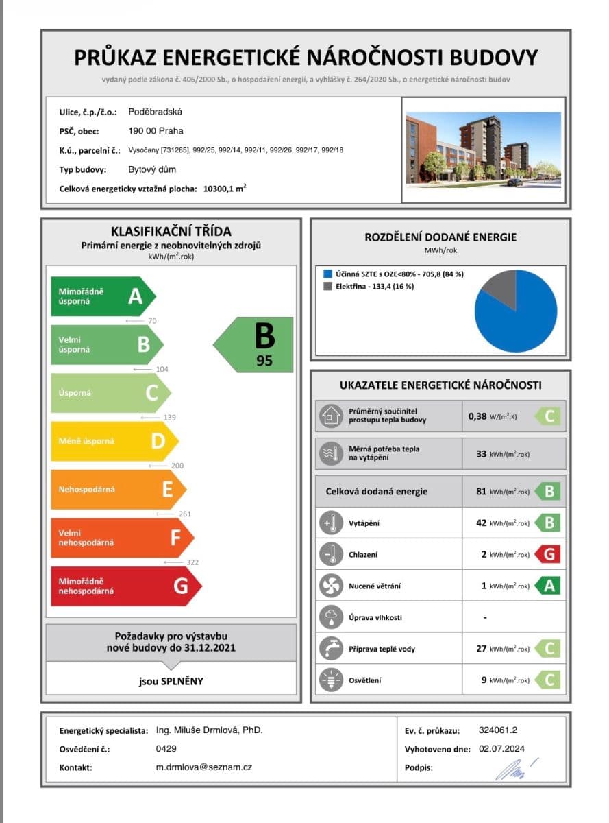 Pronájem bytu 1+kk 36 m², Bukačova, Praha, Praha Pronájem bytu 1+kk 36 m², Bukačova, Praha, Praha
