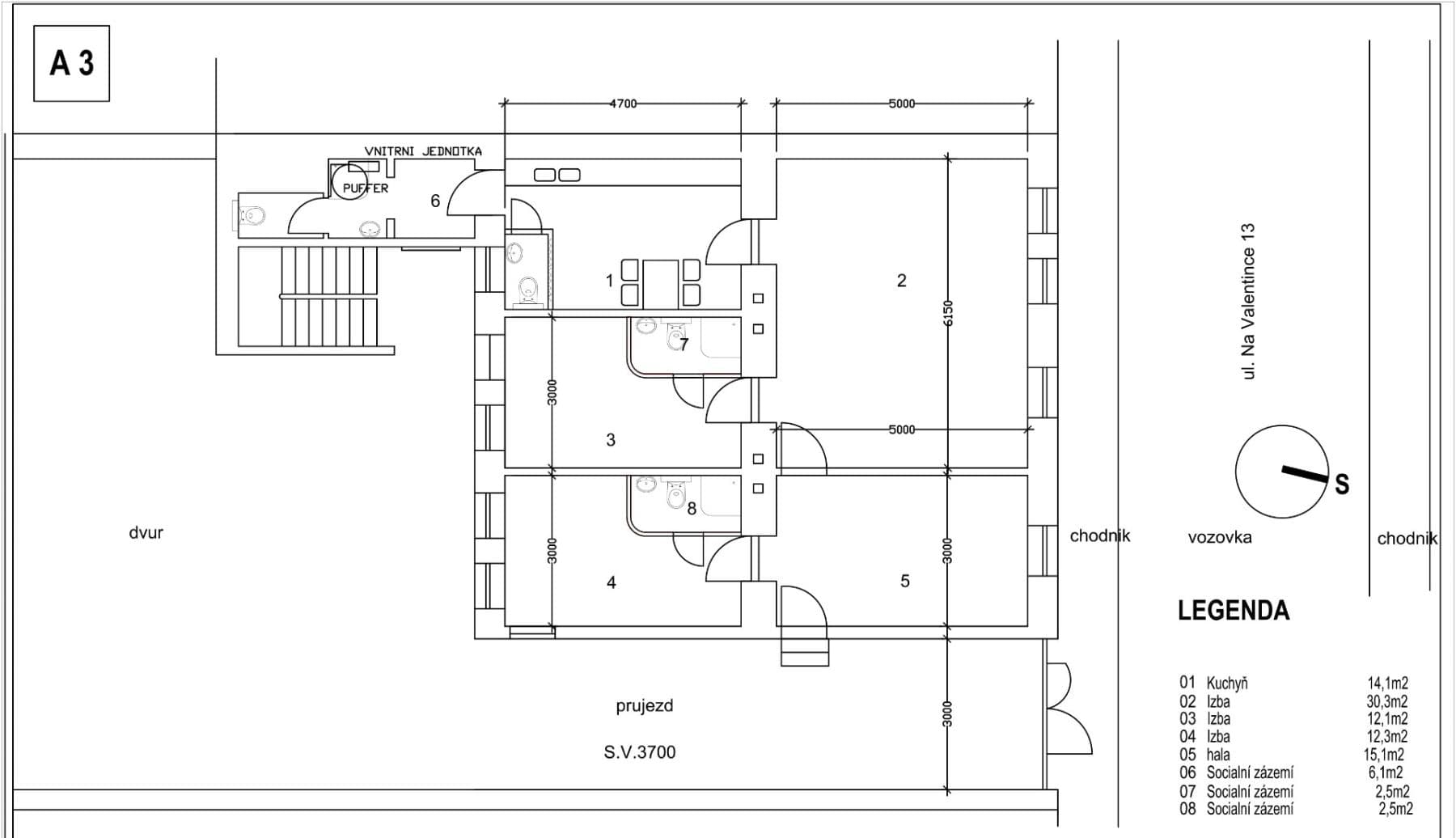 Prodej bytu 5+kk 93 m², Na Valentince, Praha, Praha Prodej bytu 5+kk 93 m², Na Valentince, Praha, Praha