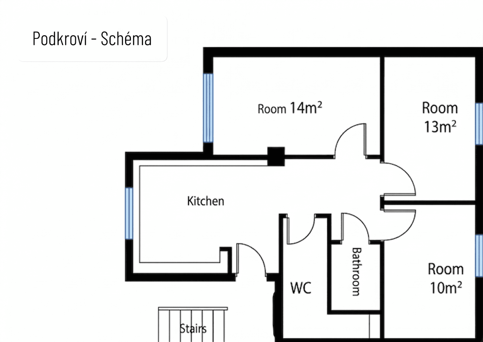 Pronájem bytu 3+1 45 m², Svitavská, Brno, Jihomoravský kraj Pronájem bytu 3+1 45 m², Svitavská, Brno, Jihomoravský kraj