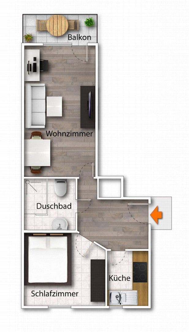 Pronájem bytu 2+1 56 m², Feldbergstraße 8, Köln, Severní Porýní-Vestfálsko Pronájem bytu 2+1 56 m², Feldbergstraße 8, Köln, Severní Porýní-Vestfálsko
