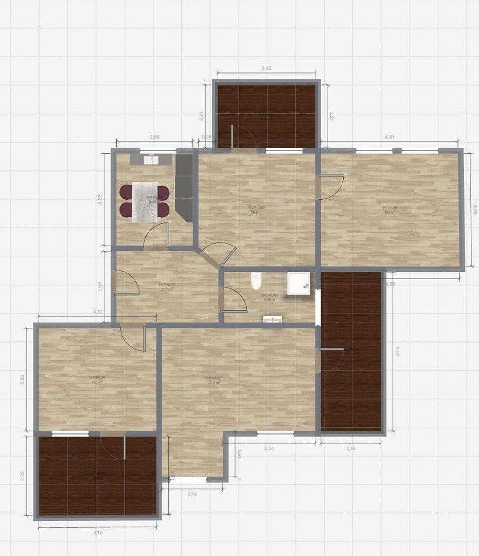 Prodej bytu 4+1 87 m², Leegebruch, Braniborsko Prodej bytu 4+1 87 m², Leegebruch, Braniborsko