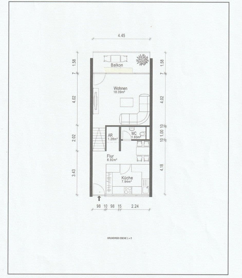 Prodej bytu 2+1 65 m², Jüttkenmoor 6, Lüneburg, Dolní Sasko Prodej bytu 2+1 65 m², Jüttkenmoor 6, Lüneburg, Dolní Sasko