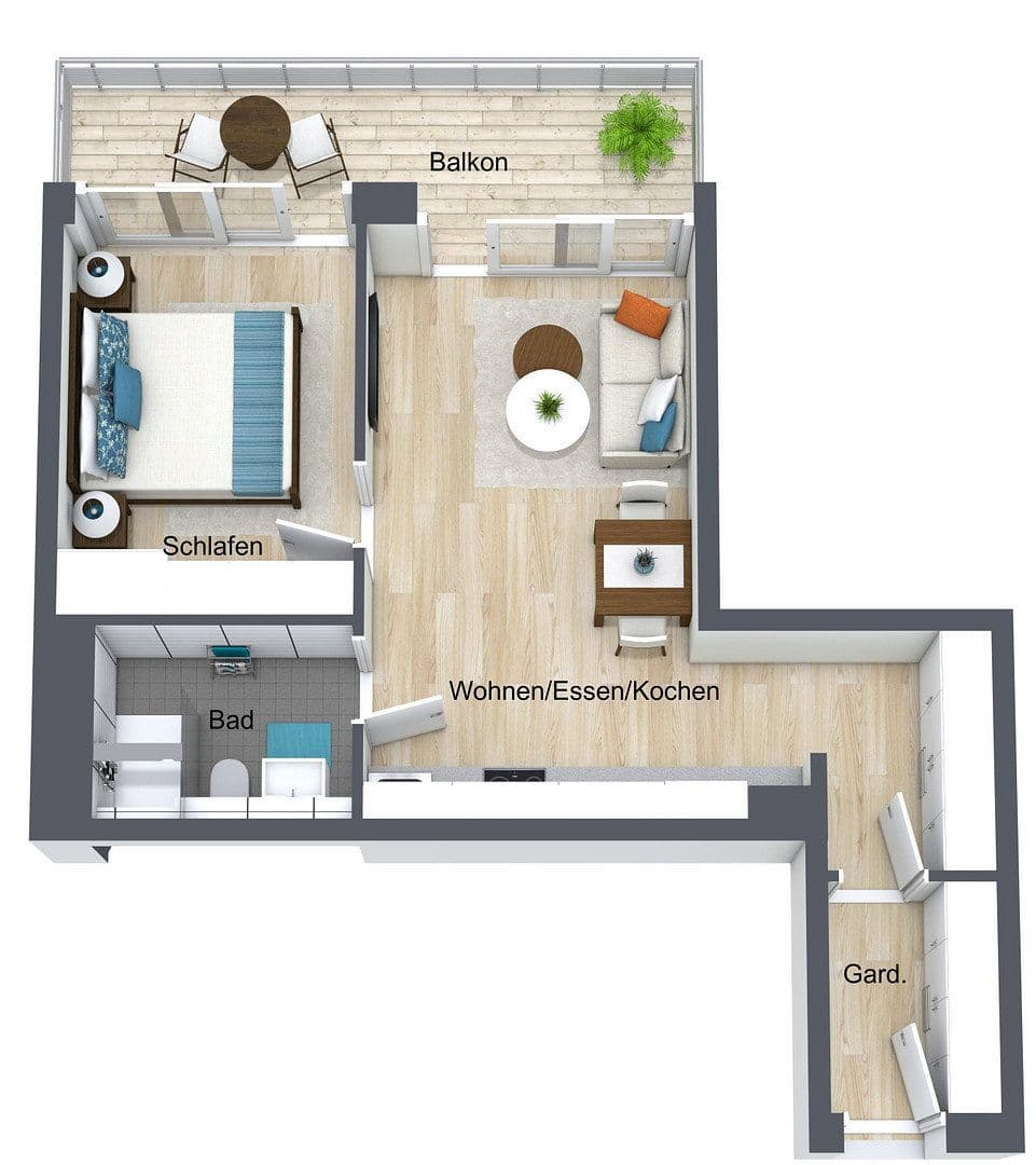 Pronájem bytu 2+1 52 m², Altranstädter Straße 22, Leipzig, Sasko Pronájem bytu 2+1 52 m², Altranstädter Straße 22, Leipzig, Sasko