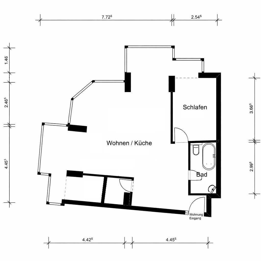 Prodej bytu 2+1 75 m², Bremen, Bremen Prodej bytu 2+1 75 m², Bremen, Bremen