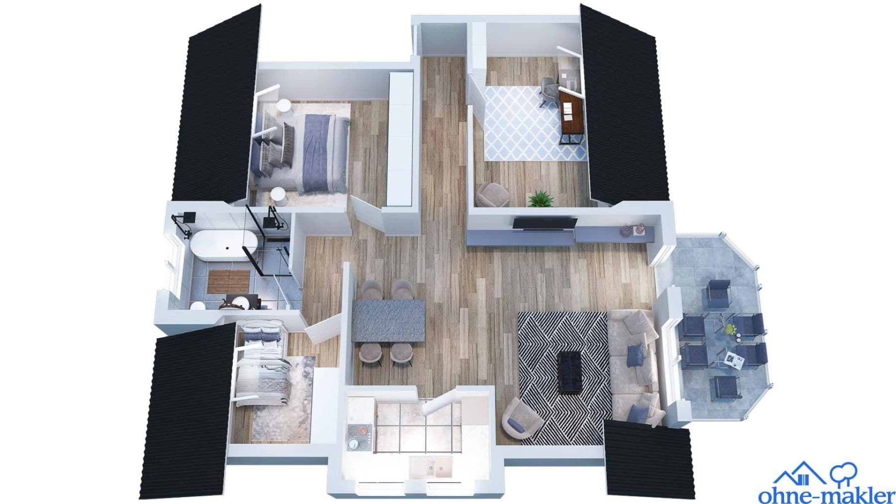 Prodej bytu 4+1 93 m², Birkenheide, Porýní-Falc Prodej bytu 4+1 93 m², Birkenheide, Porýní-Falc