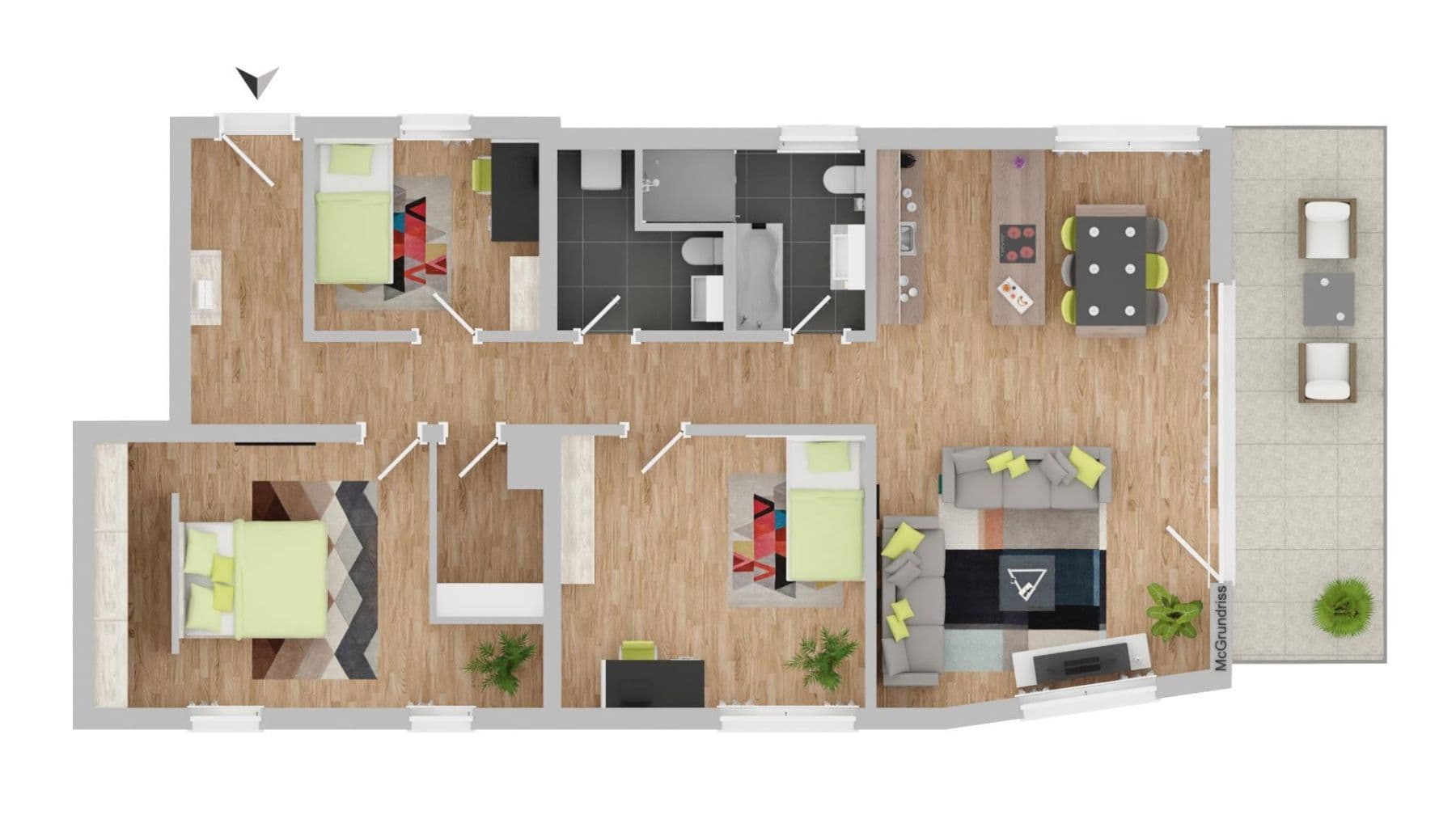 Pronájem bytu 4+1 109 m², Sigmaringen, Bádensko-Württembersko Pronájem bytu 4+1 109 m², Sigmaringen, Bádensko-Württembersko