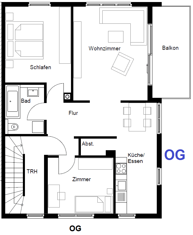 Pronájem bytu 3+kk 85 m², Winnenden, Bádensko-Württembersko Pronájem bytu 3+kk 85 m², Winnenden, Bádensko-Württembersko