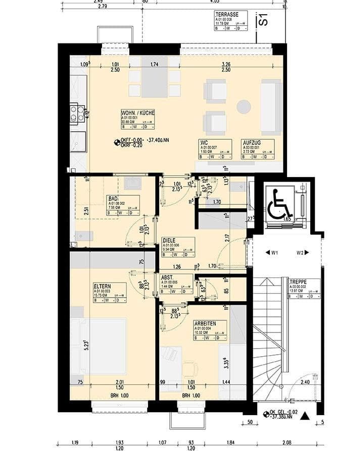 Pronájem bytu 3+1 80 m², Viersen, Severní Porýní-Vestfálsko Pronájem bytu 3+1 80 m², Viersen, Severní Porýní-Vestfálsko