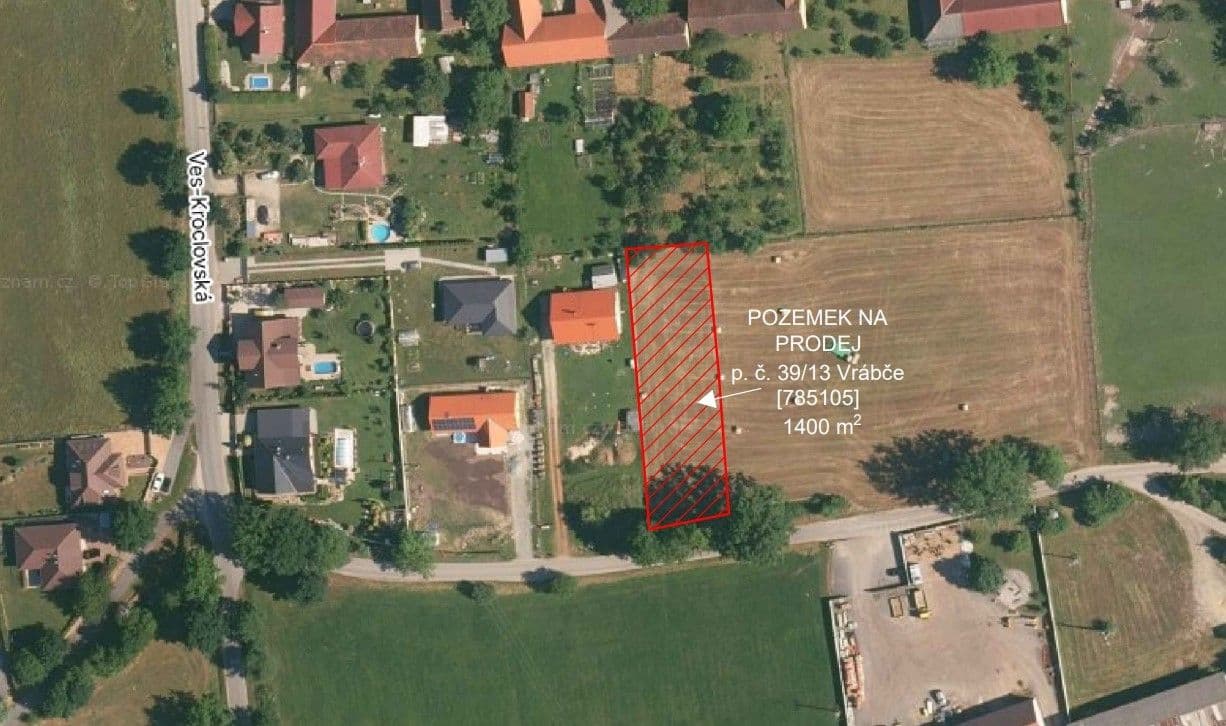 Prodej pozemku 1.400 m², Vrábče, Jihočeský kraj Prodej pozemku 1.400 m², Vrábče, Jihočeský kraj
