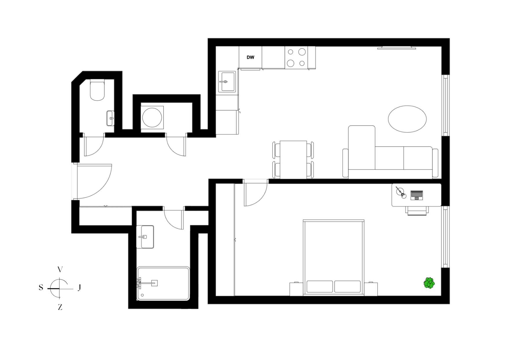 Prodej bytu 2+kk 53 m², Kralická, Praha, Praha Prodej bytu 2+kk 53 m², Kralická, Praha, Praha