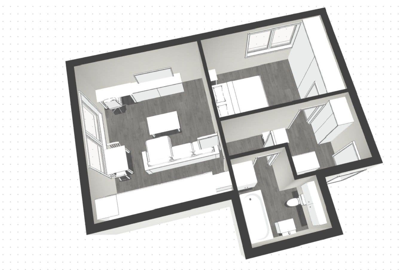 Pronájem bytu 2+kk 48 m², Pšeničná, Hostivice, Středočeský kraj Pronájem bytu 2+kk 48 m², Pšeničná, Hostivice, Středočeský kraj
