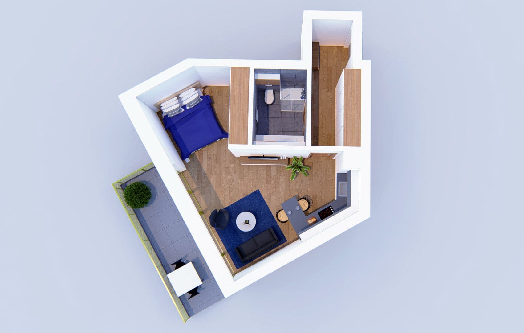 Pronájem bytu 1+kk 45 m², Podveská, Brno, Jihomoravský kraj Pronájem bytu 1+kk 45 m², Podveská, Brno, Jihomoravský kraj