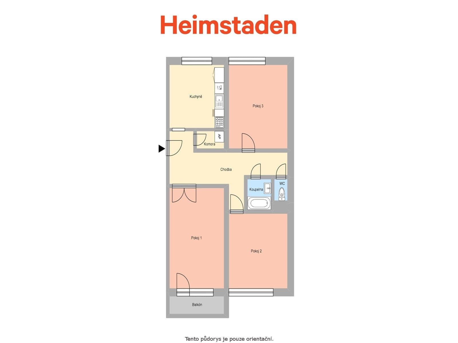 Pronájem bytu 3+1 78 m², K Hájku, Frýdek-Místek, Moravskoslezský kraj Pronájem bytu 3+1 78 m², K Hájku, Frýdek-Místek, Moravskoslezský kraj