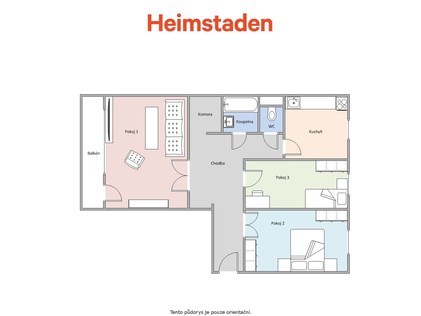 Pronájem bytu 3+1 72 m², Závodní, Karviná, Moravskoslezský kraj Pronájem bytu 3+1 72 m², Závodní, Karviná, Moravskoslezský kraj