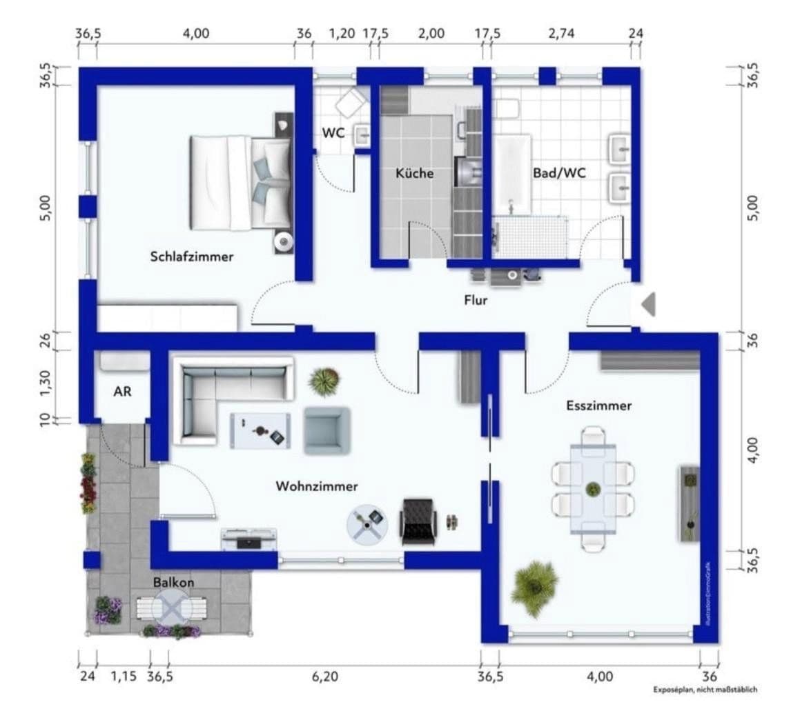 Pronájem bytu 3+1 98 m², Büchen, Šlesvicko-Holštýnsko Pronájem bytu 3+1 98 m², Büchen, Šlesvicko-Holštýnsko